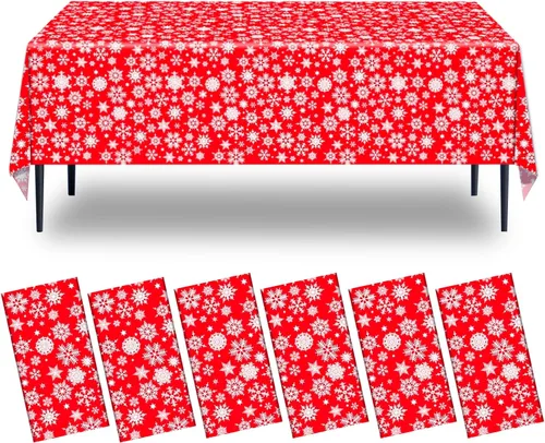 Miniatura 14 de Paquete de 2 manteles a cuadros blancos y negros de 54 x 108 pulgadas, desechables, de plástico, con bandera de carreras, impermeable, rectangular