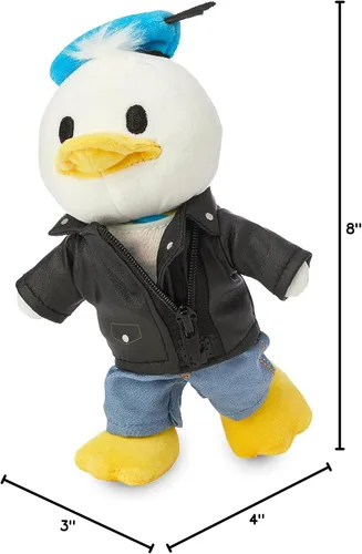 Miniatura 6 de Disney Store Peluche oficial de Donald Duck NuiMOs, peluche suave con características bordadas, manos posables y cabeza giratoria, manos magnéticas