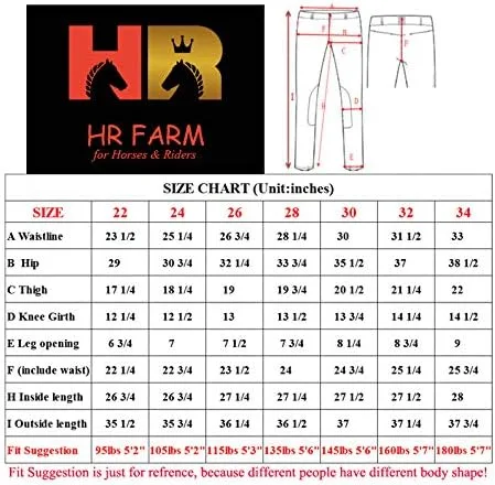 Miniatura 5 de HR Farm - Pantalones de montar a caballo para mujer, con agarre de silicona