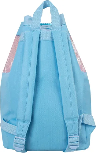 Miniatura 4 de Disney Bolsa de natación Frozen para niños, Azul Patchwork, talla única , Cordón