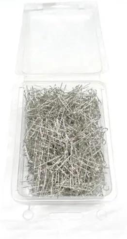 Miniatura 2 de Joyas U-Pins Display Pads Pins Silver Jewelry 1000pc Tono Plata 1" U Pines