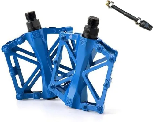 Miniatura 6 de Free-fly Bicycle Pedal - Aluminum Bearing Bike Pedals with 16 Anti-Skid Pins - Lightweight Platform Pedals - Universal 9/16" Bike Pedal for Mountain