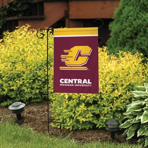 Bandera de jardín NCAA de la Universidad Central de Michigan, de 12.5 x 18 pulgadas, Briarwood Lane Central Michigan