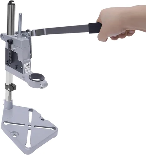 Miniatura 2 de Adaptador de prensa de taladro para taladro manual, mesa de prensa de taladro de piso, guía de taladro portátil, soporte de taladro de aleación