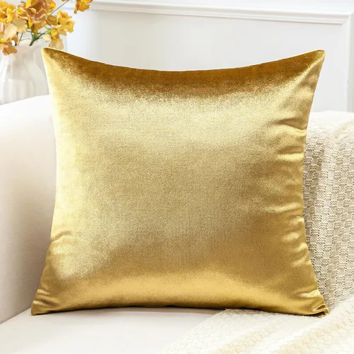 Miniatura 57 de Artscope Fundas de Almohada de Terciopelo de Lujo Súper Suaves Decorativas Cuadradas Fundas de Cojín para Sofá Sillón Dormitorio Decoración