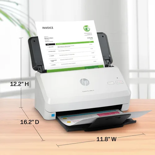 Miniatura 5 de HP ScanJet Pro 2000 s2, escáner rápido de 2 caras con alimentador automático de documentos, lo mejor para pequeñas empresas (6FW06A)