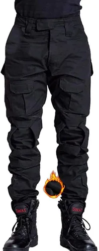 TRGPSG Pantalones tácticos para hombre, pantalones de senderismo, pantalones cargo de camuflaje militar, pantalones de trabajo casuales con