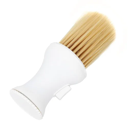 Miniatura 2 de Cepillo de corte de pelo para el cuello, cepillo suave para el cuello de peluquero con almacenamiento de polvo, cepillo de barrido de cabello