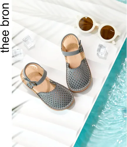 Miniatura 211 de THEE BRON Sandalias cómodas para niñas, zapatos para niños, sandalias rellenas