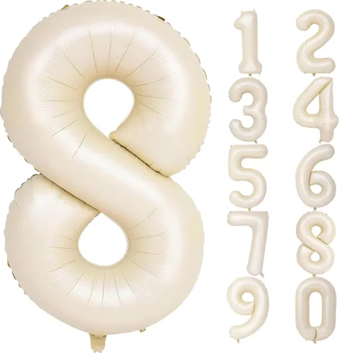 Miniatura 157 de SINBEE Globo dorado del número 10, papel de aluminio Mylar de 40 pulgadas, decoración de fiesta reutilizable para cumpleaños, aniversario, Oro