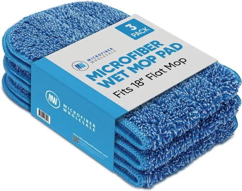 Miniatura 12 de Microfiber Wholesale Almohadilla de microfibra absorbente de 18 pulgadas, reutilizable, lavable a máquina, repuestos (paquete de 2)