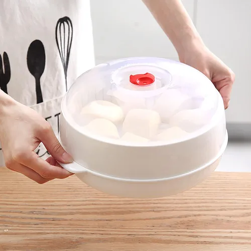 Miniatura 6 de Vaporizador de verduras para microondas, vaporizador de microondas para verduras, tazón de calefacción para microondas, micro utensilios de cocina