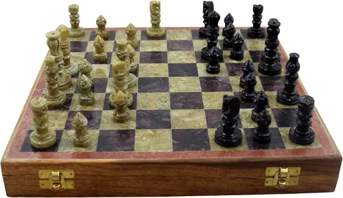 Miniatura 3 de Juegos de mesa de estrategia para adultos, juegos de ajedrez únicos y tablero de 10 x 10 pulgadas, regalos de Navidad para niños, niñas y niños