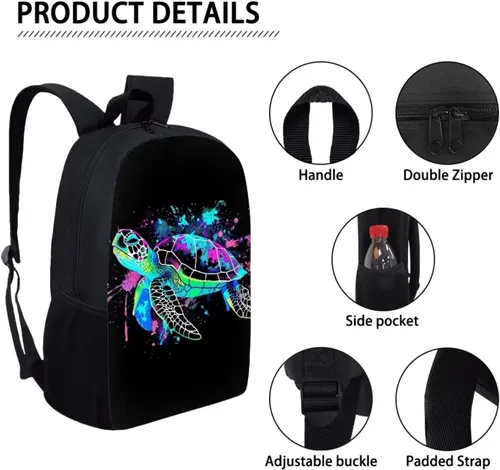Miniatura 51 de HUGS IDEA Los animales frescos 3D niños escuela libro bolsa niños impresión mochilas, Baloncesto, Moderno