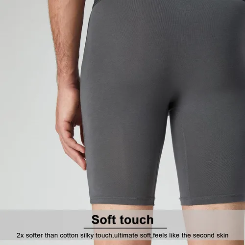 Miniatura 4 de Natural Feelings Calzoncillos tipo bóxer de modal para hombre, 9 pulgadas, de pierna larga, paquete