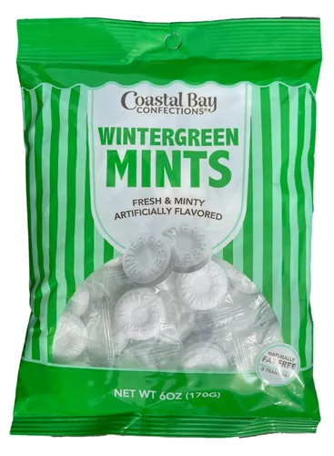 Miniatura 3 de Coastal Bay - Paquete variado de mentas sin grasa 2 sabores – Menta verde invierno y menta Ideal para platos de dulces de oficina, Halloween