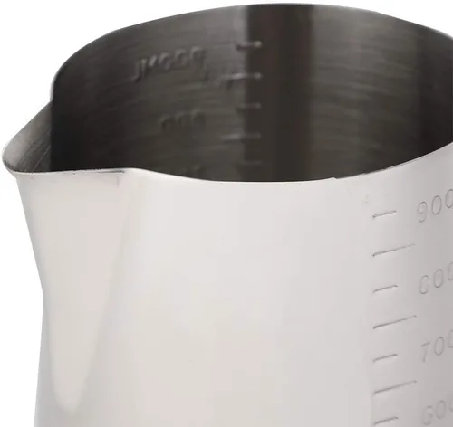 Miniatura 5 de Jarra de leche de 34 onzas/33.8 fl oz, jarra de espuma de leche, espumador de leche, jarra de leche para café, taza de vaporizador, taza de café