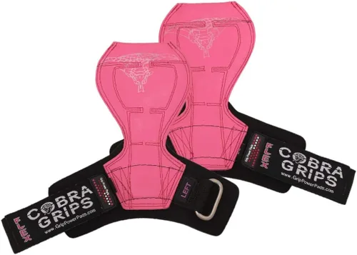 Miniatura 8 de Cobra Grips Flex Model Weight Lifting Gloves Heavy Duty Straps Alternative Power Lifting Hooks for Deadlifts with Padded Wrist Wrap Support