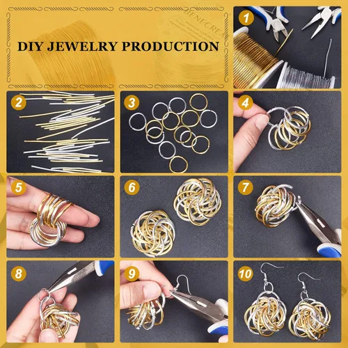 Miniatura 4 de BENECREAT -Alambre de aluminio para joyería de calibre 9, 55 pies, alambre metálico flexible para esculpir, ideal para manualidades de Halloween