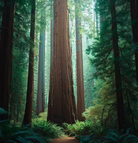 Miniatura 3 de Sequoia sempervirens (Redwood, California Redwood, Coast Redwood) Semillas de árboles, Iconic and Majestic Evergreen, Seeds de MySeeds.Co, usted