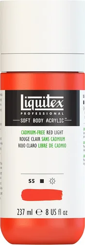 Miniatura 107 de Liquitex Professional Soft Body - Pintura acrílica, botella de 2 onzas (59 ml), blanco titanio Titanio Blanco