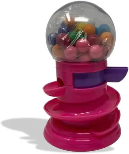 Miniatura 6 de Waloo Banco deportivo en espiral de chicles Dispensador clásico de caramelos de 6.5 pulgadas Bolas de chicle incluidas Toma centavos, níquel