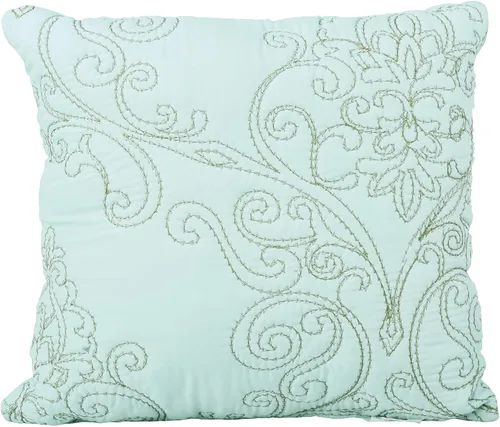 Miniatura 6 de Home Soft Things Juego de colcha de damasco de 4 piezas, edredón reversible con borde festoneado, juego de ropa de cama prelavado, patrón floral