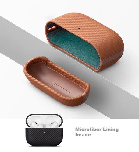 Miniatura 5 de Funda de cuero Lopie para AirPods Pro de segunda generación - Funda para AirPods Pro 2 hecha a mano - Hecha de cuero real - Cubierta protectora