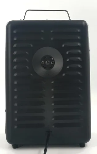 Miniatura 8 de EZ-HEAT Calentador de espacio utilitario portátil de 1,500 vatios estilo casa de ordeño con termostato ajustable, protección contra Negro mate