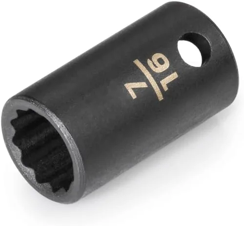 Miniatura 47 de TEKTON Accionamiento de 3/8 pulgadas x 1 pulgada Zócalo de impacto de 12 puntos poco profundo SID12225