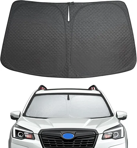 Miniatura 33 de Parasol para parabrisas para BMW X3 2018-2024, 5 capas de burbujas, plegable, grueso, accesorios de protección para visera frontal, bloquea el calor