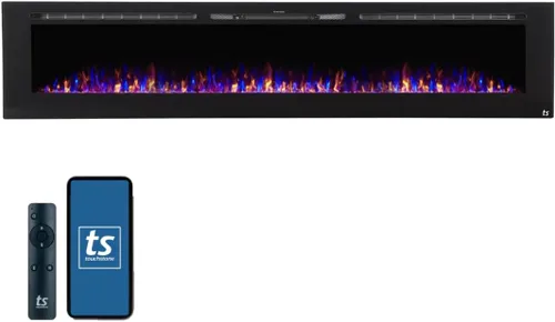Miniatura 14 de Touchstone Sideline - Chimenea eléctrica empotrable