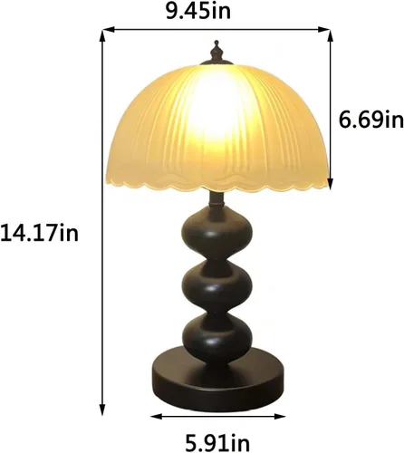 Miniatura 7 de Lámpara de noche LED recargable portátil con lámpara de escritorio regulable de 3 vías, control táctil, lámpara de mesa para el hogar, oficina