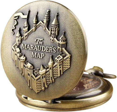 Miniatura 9 de Reloj de bolsillo de cuarzo para hombre, ojos verdes, forma de caja redonda, collar de bolsillo