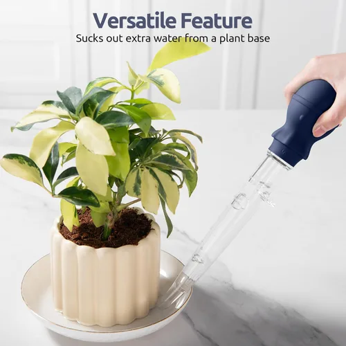 Miniatura 9 de U-Taste Baster de pavo en ángulo de 1.5 onzas – 228.2ºF resistente al calor de grado alimenticio Tritan y silicona de pulpo grande con cepillo