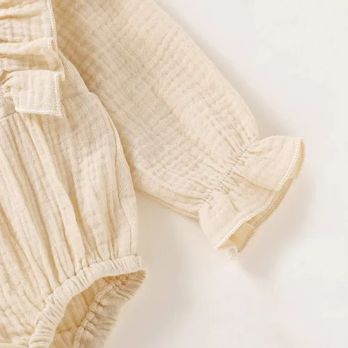 Miniatura 6 de Ropa de bebé recién nacida overol de manga con volantes trajes lindos para niñas