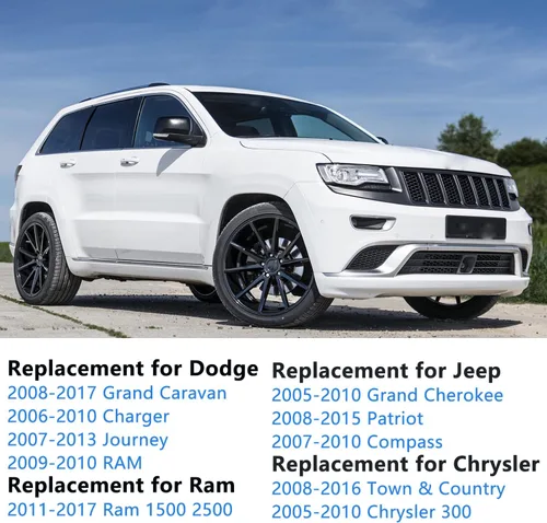 Miniatura 7 de Kit de repuesto de boquillas de limpiaparabrisas para Chrysler Dodge Ram, kit de manguera de boquillas de limpiaparabrisas con manguera de líquido