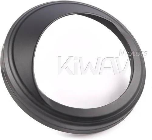 Miniatura 5 de KiWAV Cubierta montada en tanque de 5 pulgadas, bisel de aluminio negro compatible con Harley-Davidson