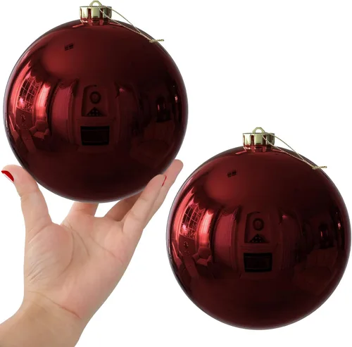 Miniatura 191 de Bolas de Navidad Grandes de 3.2" en Azul Bebé - Adornos para Árbol de Navidad, Bolas Colgantes Inastillables para Cumpleaños, Halloween, Boda