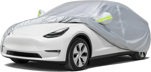 Miniatura 12 de Favoto Funda Impermeable para Automóvil para Todo Clima para Automóviles, 6 Capas de Servicio Pesado para Exteriores Protección contra Lluvia Polvo