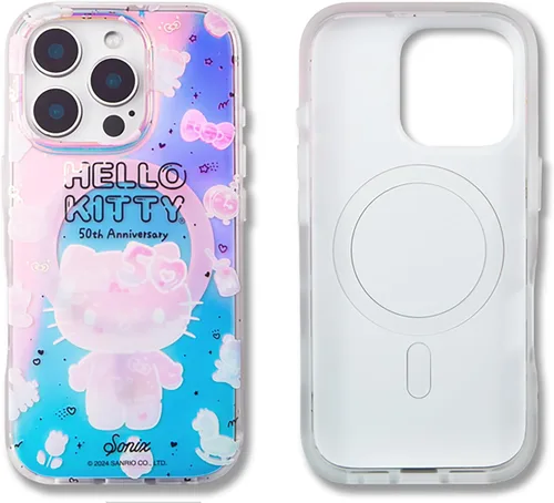 Miniatura 117 de Sonix x Sanrio - Funda para iPhone 15 Pro, compatible con MagSafe, probada en caídas de 10 pies, adivinador Kuromi
