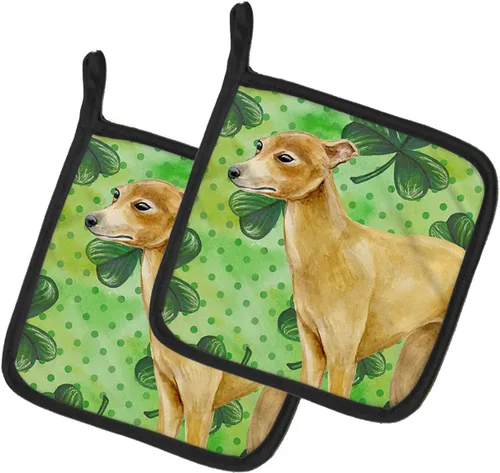Miniatura 157 de Caroline's Treasures BB9655PTHD - Juego de soportes para ollas de cocina resistentes al calor, almohadillas calientes para horno, 7 1/2 x 7 1/2