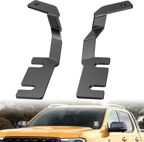 Miniatura 14 de Nilight Soporte de luz de zanja, bisagras de capó, kit de soporte de montaje para luz LED auxiliar todoterreno para luz de trabajo en Toyota 4Runner