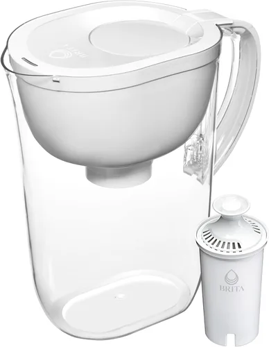 Miniatura 2 de Brita Jarra grande de filtro de agua + 2 filtros de repuesto estándar Blanco
