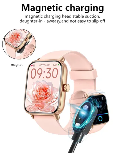 Miniatura 2 de [Paquete de 2] para Gydom Fitness Tracker Smartwatch Cable de carga USB magnético, cargador de cable de 2 pines para reloj inteligente.