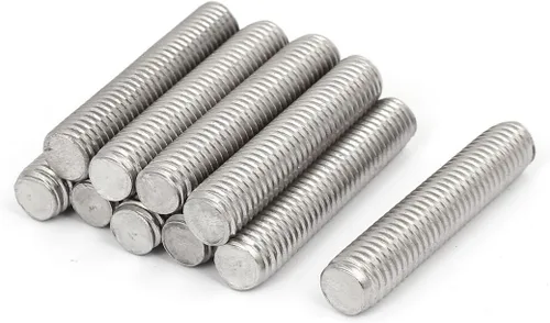 Miniatura 11 de uxcell M3 x 2.362 in 0.020 in Pitch 304 Varillas totalmente roscadas de acero inoxidable barra 10 piezas