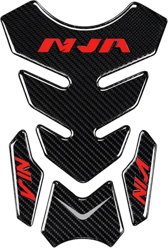 Miniatura 5 de Fibra de carbono real 5D, protector de tanque de vinilo para motocicleta, almohadilla de tanque para NJ 650 ZX636 ZX600 ZX-10R ZX14 ZX1400 ZX14R ABS