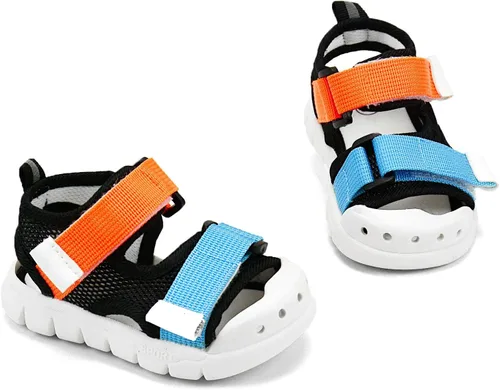 Miniatura 16 de OAISNIT Sandalias deportivas para bebés, niños y niñas, ligeras, antideslizantes, suela de goma, zapatos de agua acuática para playa, zapatos