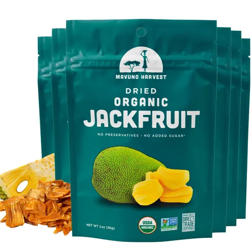 Miniatura 16 de Mavuno Harvest - Fruta seca 100% orgánica, 6 paquetes de 2 onzas de Jaca