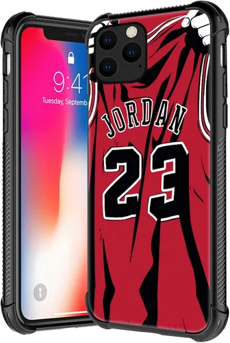 Miniatura 10 de Funda compatible con iPhone 12 Pro Max, patrón de aro de baloncesto para niños y hombres, funda antiarañazos a prueba de golpes para iPhone 12 Pro